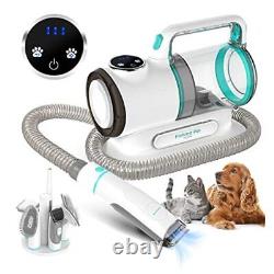 (2023 Upgrade)Famree Pet Grooming Vacuum for Dogs, 6 in 1 Pet Grooming Kit &