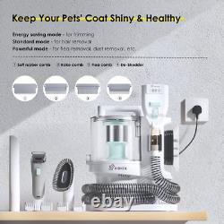 3.5L Pet Grooming Vacuum Kit, Suction Professional Dog Cat Hair Clipper 5-In-1 G