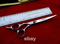 4 x Left Hand Handed Pet Grooming Curved Up, Downward & Thinning Scissors dog/cat