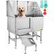 50 Dog Pet Grooming Bath Tub With Faucet Silver Sprayer Animal Strong Packing