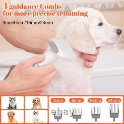 7 in 1 Dog Grooming Kit, Low Noise Dog Hair Vacuum, Pet Grooming Tools with 3 S