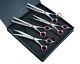 8.5 Dog/ Pet Pro Grooming Pink Scissors, Shears 4 Pcs Stainless Steel 440c