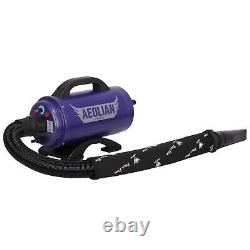 Aeolus Aeolian PRO Grooming Blaster Dryer with Heater Blue Purple Dog Pet Gro