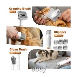 Afloia Dog Grooming Kit, Pet Grooming Vacuum & Dog Clippers & Dog Brush for S