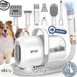 Afloia Dog Grooming Kit, Pet Grooming, Vacuum & Dog Clippers, Nail Trimmer Grin