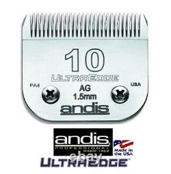 Andis AGC2 SUPER 2 Speed ANIMAL GROOMING CLIPPER & ULTRAEDGE 10 BLADE CAT DOG g