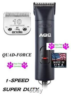 Andis AGC Professional Super-Duty CLIPPER&ULTRAEDGE 10 BLADE Pet Dog Grooming