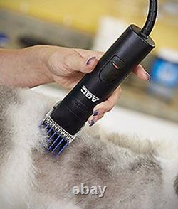 Andis PRO 2-Speed Clipper KIT&5 ULTRAEDGE BLADES&GUIDE COMB SETPET Dog GROOMING