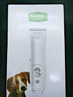 Animal Pet Dog Cat Hair Trimmer Shaver Razor Grooming Clipper Kemei KM 1051