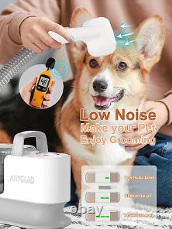 Anyglad Low Noise Dog Grooming Kit, Dog Grooming Clipper & Vacuum, Pet Grooming