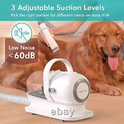 By Neabot P1 Pro Pet Grooming Kit & Vacuum Suction 99% Pet Hair, Dog Grooming Ki