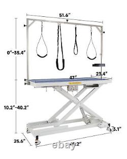 CO-Z Electric Pet Grooming Table Hydraulic Dog Grooming Station w Tool Organizer