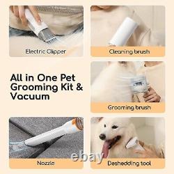 DUXANO Dog Grooming Kit Pet Grooming Kit 15000 Pa Powerful Vacuum Suction Pic