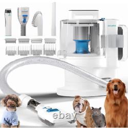 Dog & Cat Pet Hair Grooming Vacuum Kit with Clipper/Trimmer/Brushes
