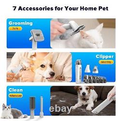 Dog Grooming Kit & Dog Hair Vacuum, 15000 Pa Powerful Suction, Pet Grooming Va