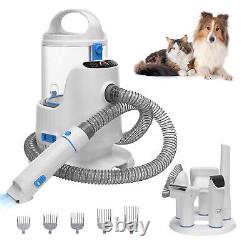 Dog Grooming Kit-Pet Grooming Vacuum 13000PA Suction Dog Hair Suction Clippers