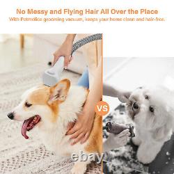 Dog Grooming Kit-Pet Grooming Vacuum 13000PA Suction Dog Hair Suction Clippers