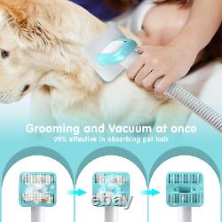 Dog Grooming Kit Pet Grooming Vacuum 6 in 1 Dog Clippers for Grooming 11000Pa