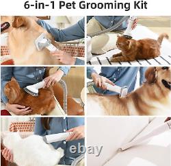 Dog Grooming Kit, Pet Grooming Vacuum Suction 99% Pet Hair, 2.5L Large Capacity, Do