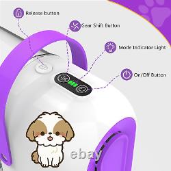 Dog Grooming Kit & Vacuum, 3L Pet Grooming Vacuum 99% Pet Hair Suction, 7 Pet Gr