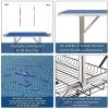 Dog Grooming Table, Pet Trimming Table Drying Table With Arm Noose & Mesh Tray