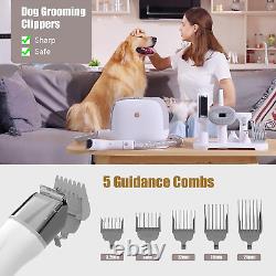 Dog Grooming Vacuum Kit Pet Grooming Shedding Vacuum Set with 5 Tools Low Noise