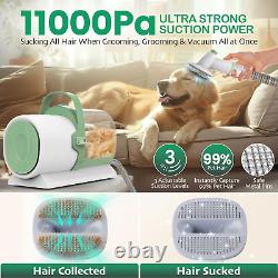 Dog Grooming Vacuum, Pet Grooming Vacuum for Dogs, 2.5L Capacity 11Kpa Dog Vacuu