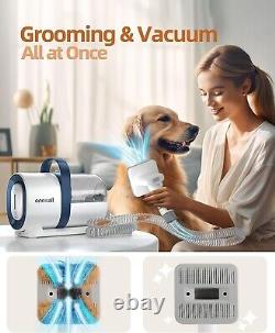 Dog Hair Clipper with Hair Vacuum, Vacuums 99% of Pet Hair, Silent Cutting Machi
