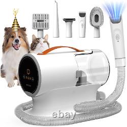 Dog Hair Vacuum & Dog Grooming Kit, 12000Pa Strong Pet Grooming Vacuum, 2L Large