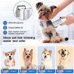 Dog Hair Vacuum & Dog Grooming Kit, 5 in-1 Pet Grooming Vacuum Suction 99% Pe
