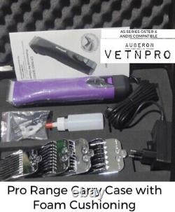 Dog Pet Clippers Quality Pro Andis Oster Wahl Compatible A5 Cordless Carry Case