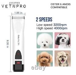 Dog Pet Clippers Quality Pro Andis Oster Wahl Compatible A5 Cordless Carry Case