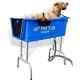Elevated Pet Bath Tub Grooming Station Wash Dog Indoor Outdoor Shampoo Secure