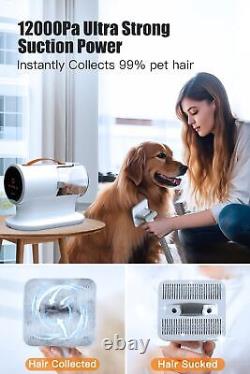 FIXR Pet Grooming Vacuum & Dog Hair Vacuum 12000Pa Powerful Dog Vacuum for Sh