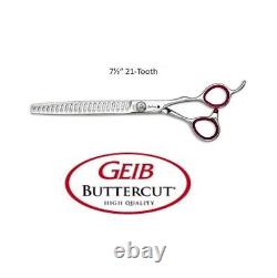 Geib Buttercut GATOR 21 Tooth 7. 5 THINNING Blender SHEAR Scissor Pet Grooming