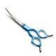 Groomtech Aurora Asian Fusion Shear Curved 6 Blue Dog Pet Grooming