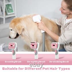 K3 Pet Grooming Vacuum Kit & Dog Hair Vacuum Groomer with 13Kpa Suction 1.5L, Lo