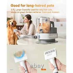 Katio Kadio 5 in 1 Pro Dog Pet Grooming Vacuum Kit for Long Hair Shedding 2.5L