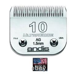 NEW! Andis Super Duty AGC 2-Spd CLIPPER&10 ULTRAEDGE BLADE Pet Dog Cat Grooming
