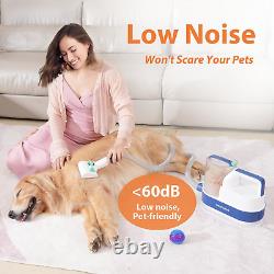 Nestsplus Dog Grooming Kit, Low Noise Pet Grooming Vacuum, 2.5L Pets Vacuum for