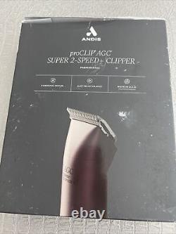 New Andis ProClip AGC Super 2-Speed+ Detachable Blade Clipper Dog Pet 23335