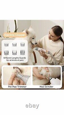 New DUXANO Dog Grooming Kit Pet Grooming Kit 15000 Pa Powerful Vacuum Suction