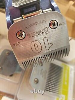 Oster A5 Hair Clippers for Dog, Cat, and Pet Grooming FOUR extra blades