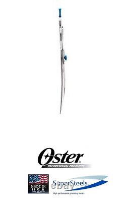 Oster SUPERSTEELS CONVEX2 HEAVY 8 CURVED SHEAR &CASE Pet Dog Grooming Scissor