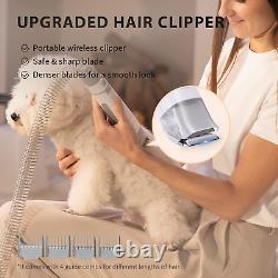 PETKIT Pet Grooming & Dog Hair Vacuum Kit, Professional 5 in 1 Pet Tools for and