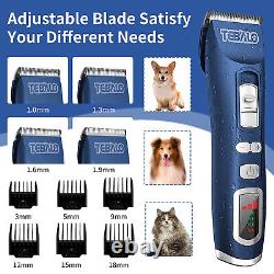 PET CLIPPERS Professional Heavy Duty Trimmer Dog Grooming Kit Thick Hair Trimmer