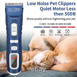 PET CLIPPERS Professional Heavy Duty Trimmer Dog Grooming Kit Thick Hair Trimmer