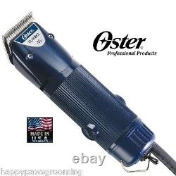 PET DOG CAT HORSE Grooming Oster TURBO A5 1 Speed Clipper & 10 CRYOGENX blade