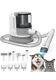Pet Dog Grooming Kit & Vacuum Suction 99% Pet Hair, Megadoo Dog Grooming Clipper