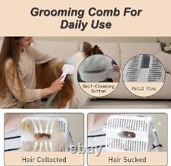 Pet Grooming Dog Hair Vacuum Low Noise 3 Mode Suction 5-in-1 Dog Grooming Kit